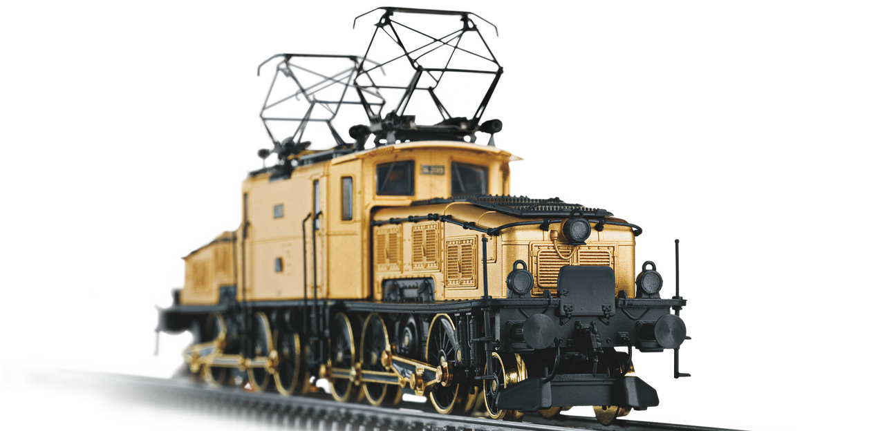 Goldene Lokomotive von Märklin